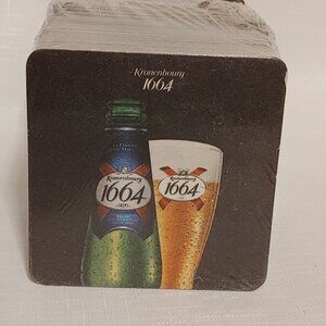 1664 Kronnenbourg Beer Coasters PACK of 75 French Wheat Beer BNIP